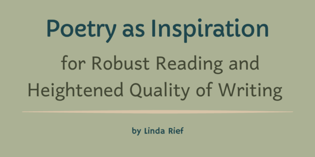 Riefpoetryasinspiration