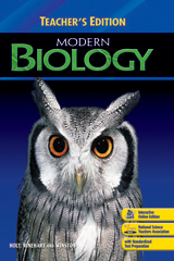 Order Modern Biology Teacher's Edition, ISBN: 9780030367717 | HMH