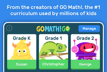 Houghton Mifflin Harcourt Launches GO Math! GO , the Fun Math App for