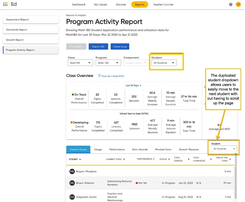 HMH Ed Release Notes