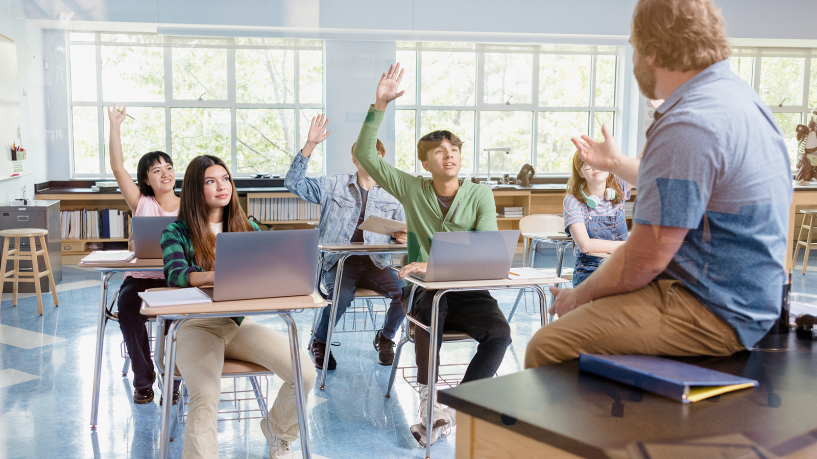 Targa In Metallo Con Scritta In Inglese High School Classroom – 20x14 Cm, Arredamento Stile Retrò