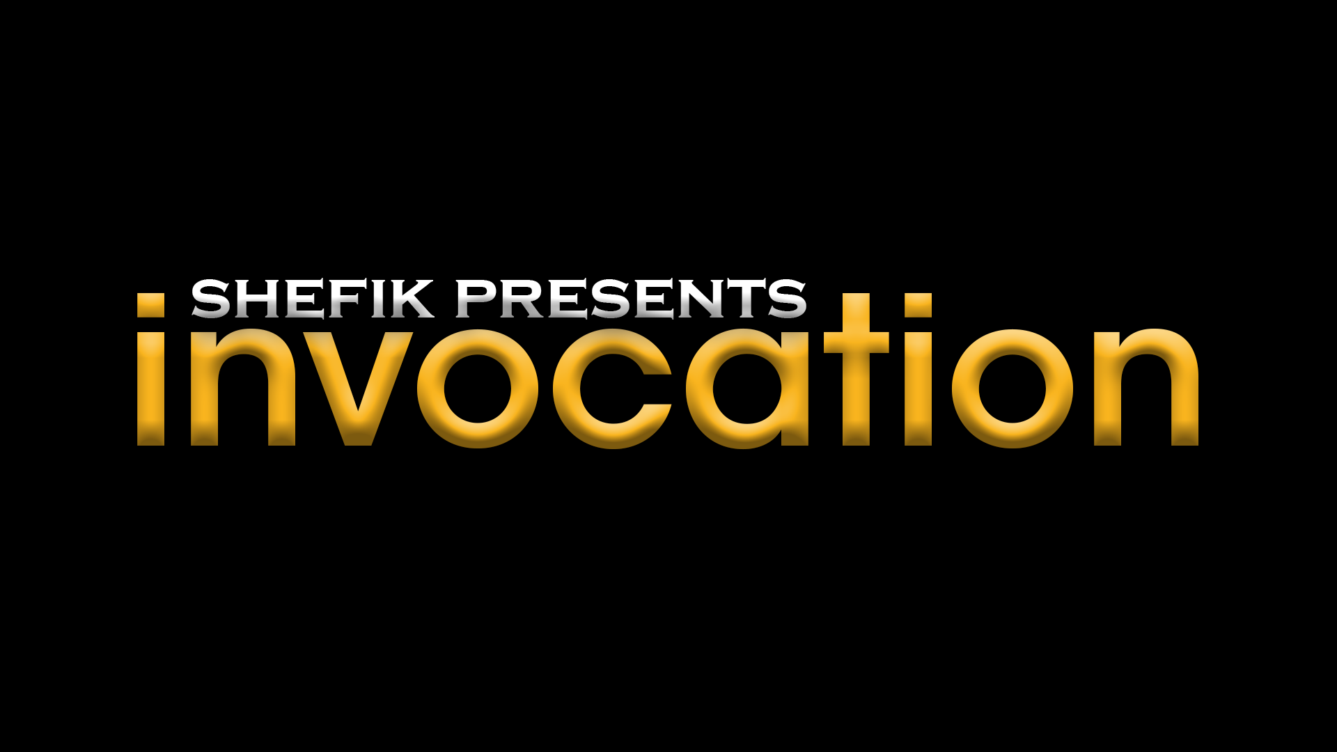 Shefik presents Invocation
