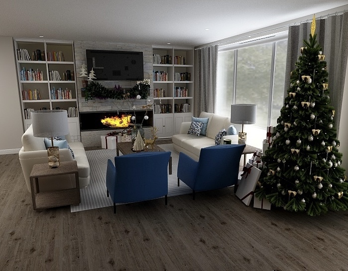 Christmas Living Room