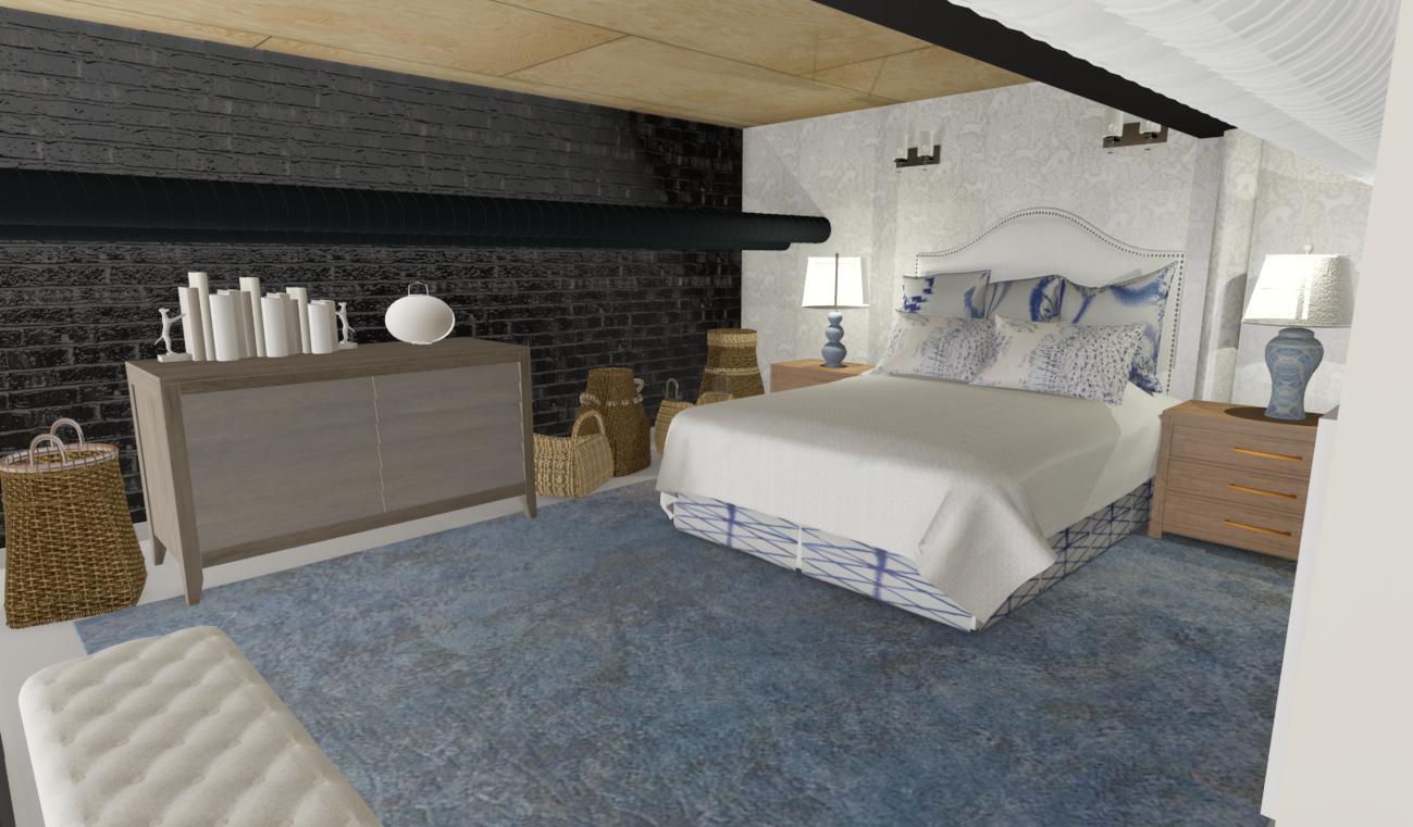 Condo Bedroom Rendering