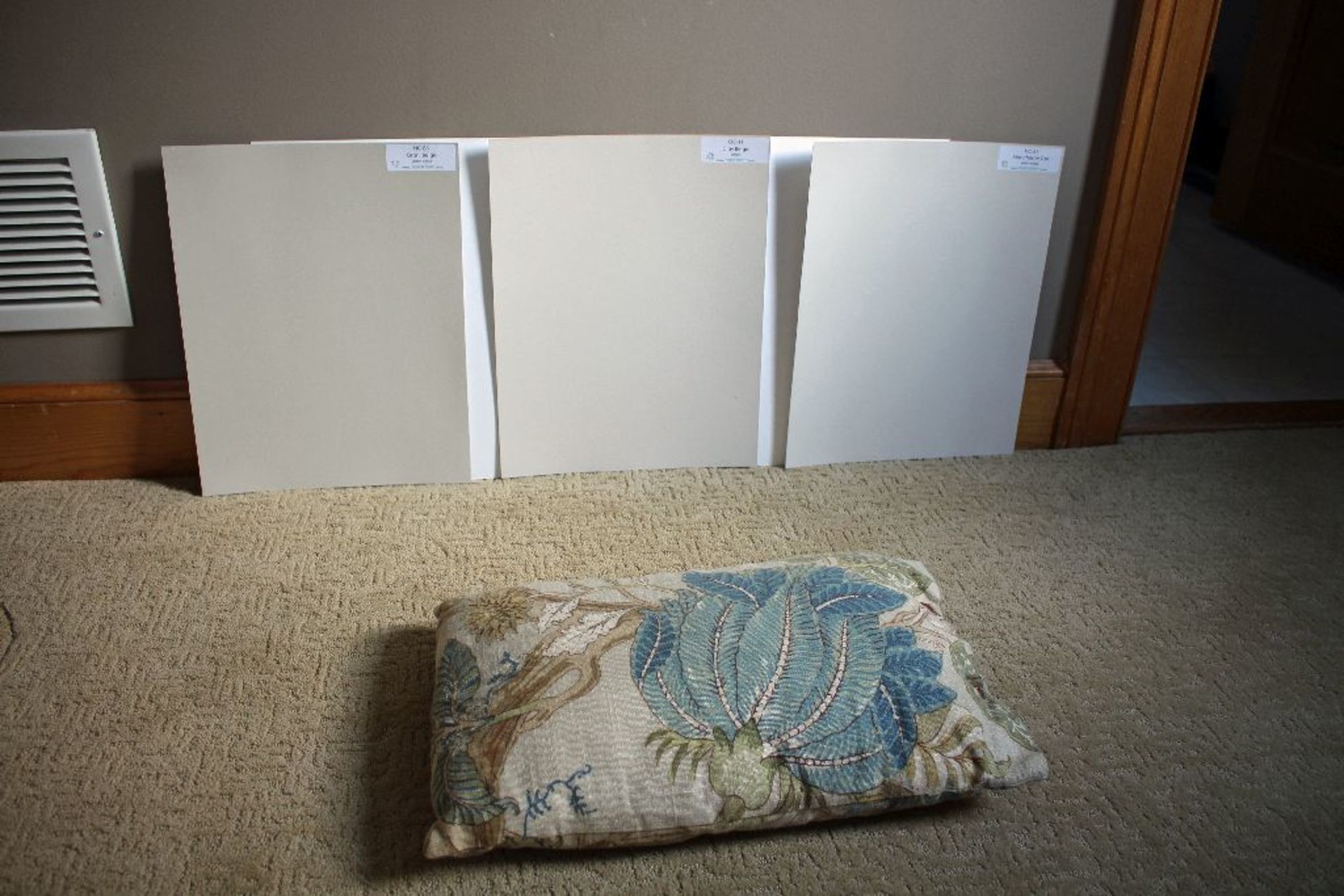 large color boards eliminate guessing