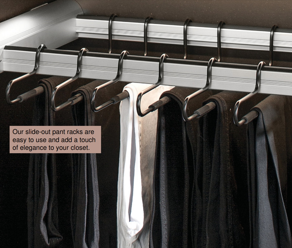 Slide-Out Pants Rack