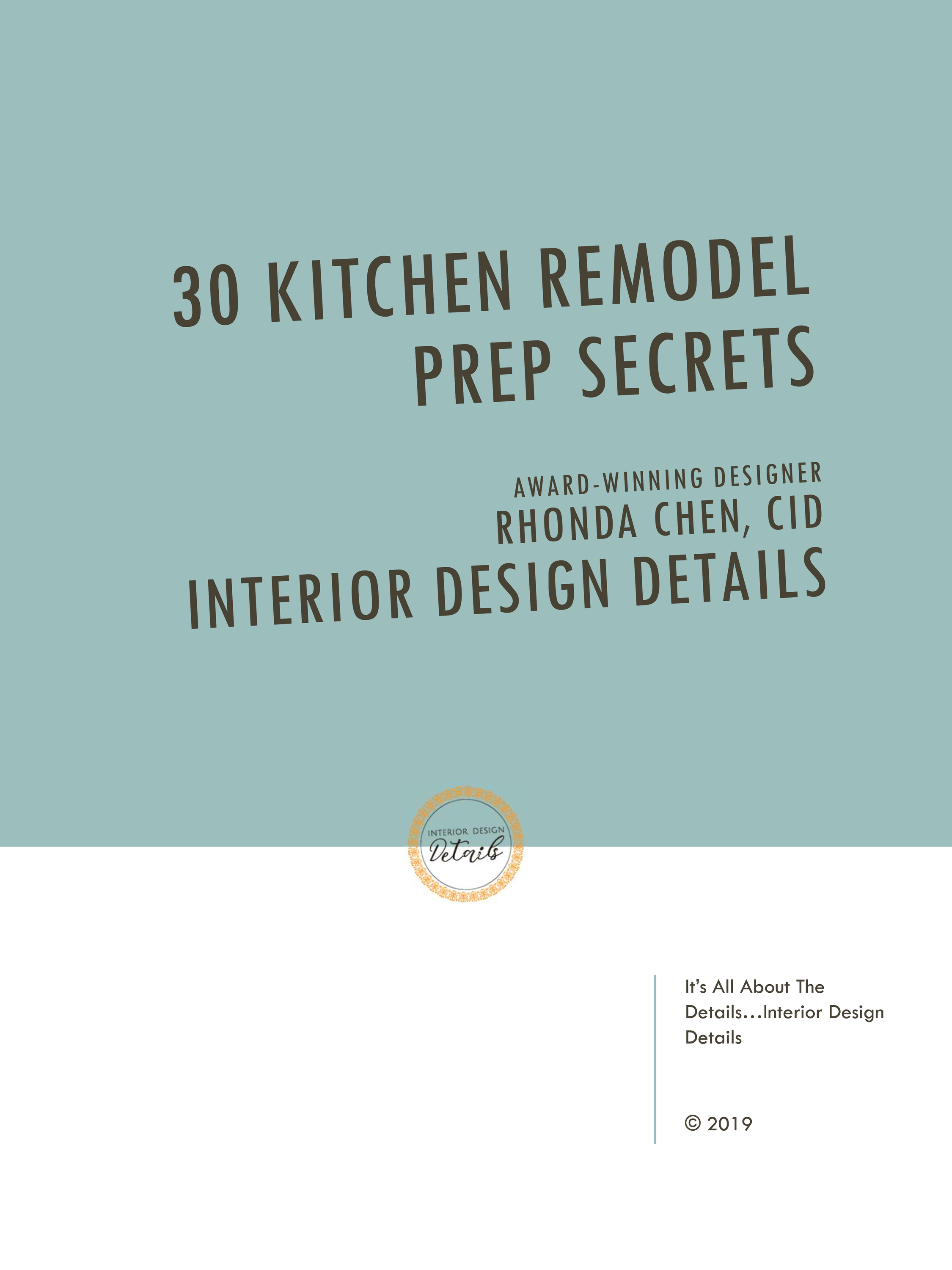 eBook - 30 Kitchen Remodeling Prep Secrets