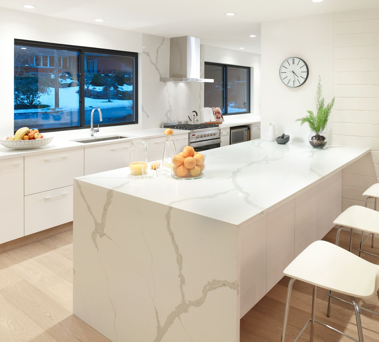 Open Concept Contemporary Kitchen