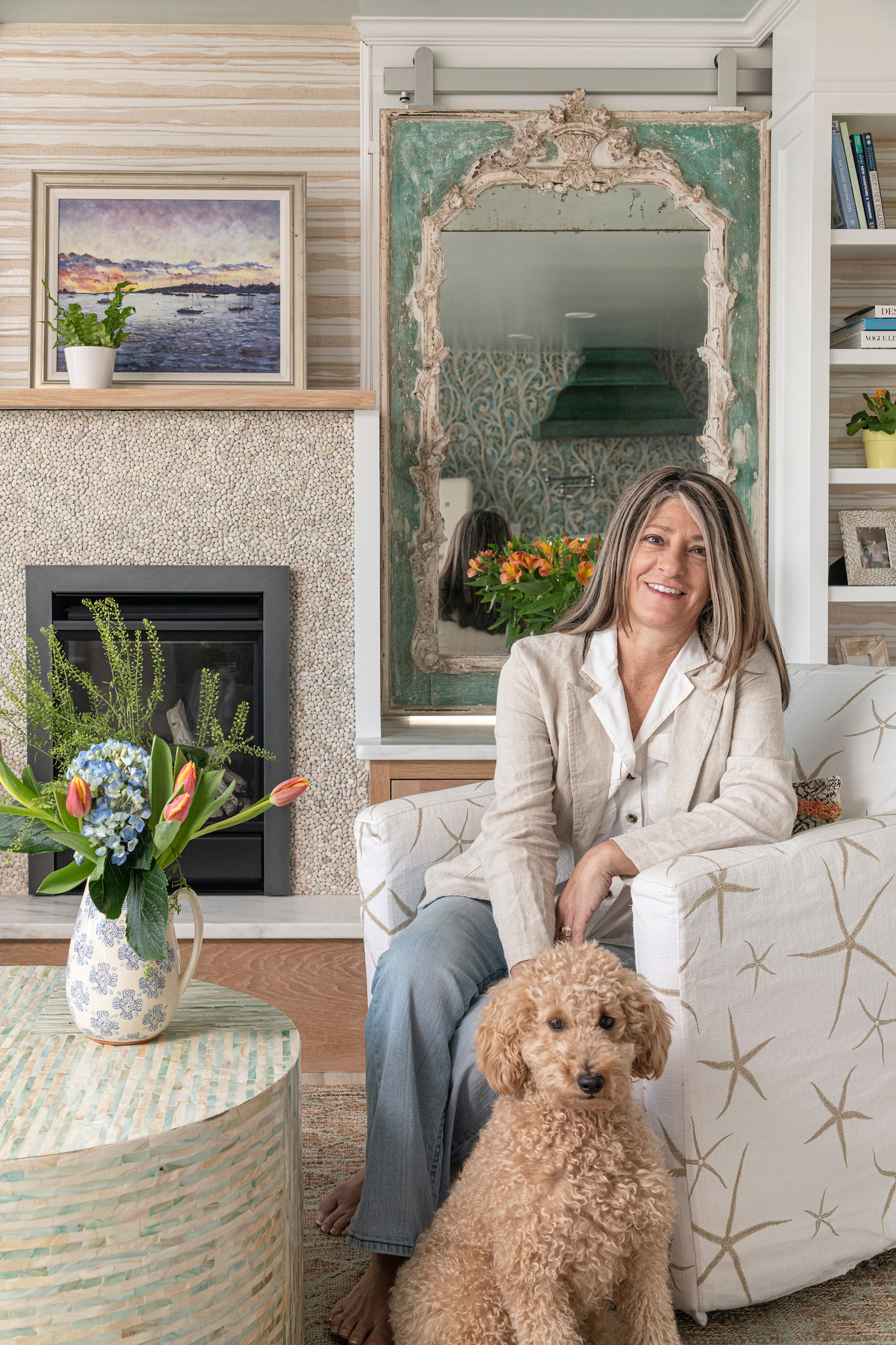 Debbe and Kalli in her keeping room.jpg