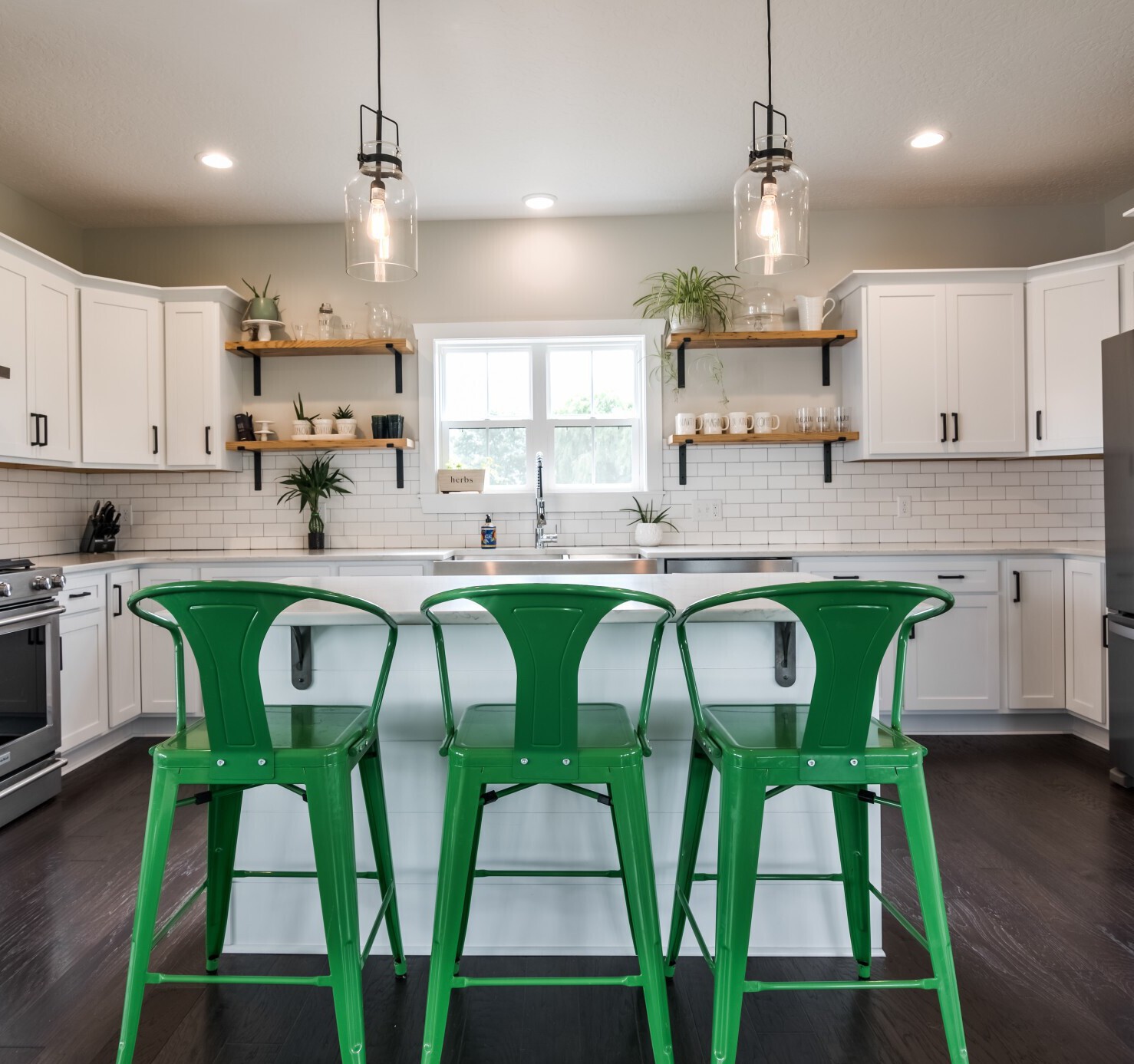 white-farmhouse-with-white-subway-green-stools-LLA-Design-Marietta-Buckhead.jpg