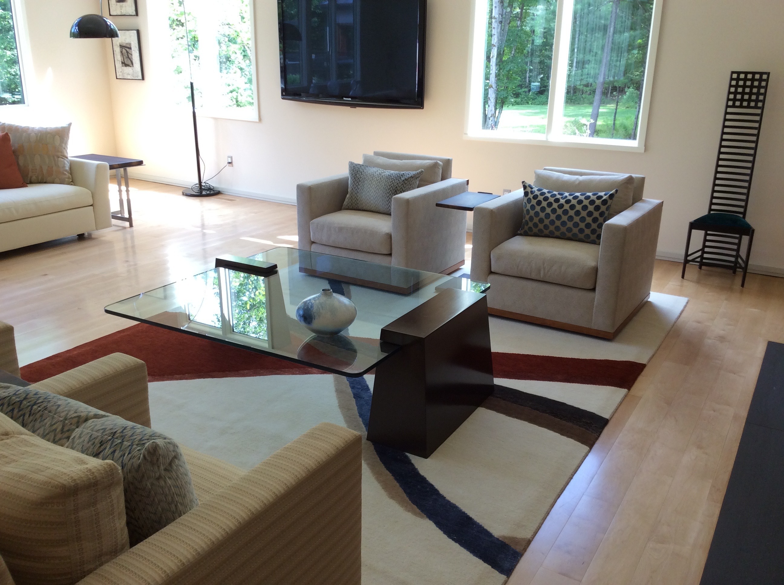 Custom area rug to fit your specific space.