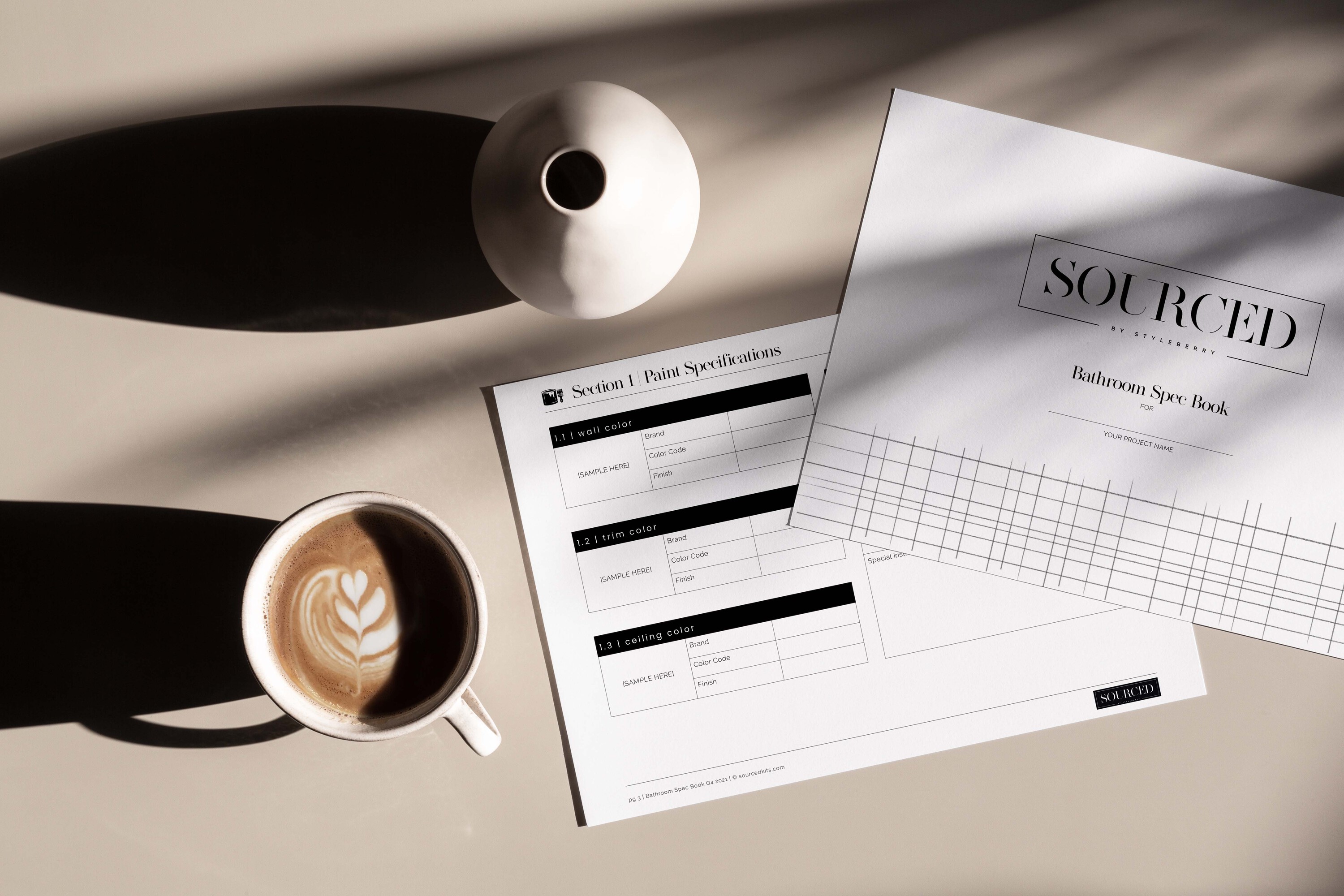 Sourced Bathroom Spec Book