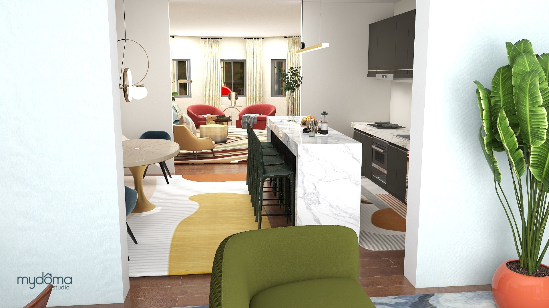 Lena Adler Mid C Renovation-Open Floor plan living_kitchen-dining and den-20230406-142915.jpg