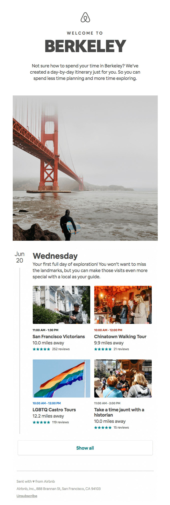 Airbnb email