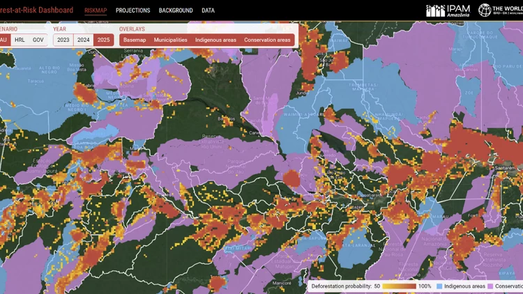 What’s the Forest-at-Risk? A forward-looking deforestation dashboard for Brazil’s Legal Amazon - 「森林危機何在？」巴西合法亞馬遜地區的前瞻性森林砍伐可視化報告