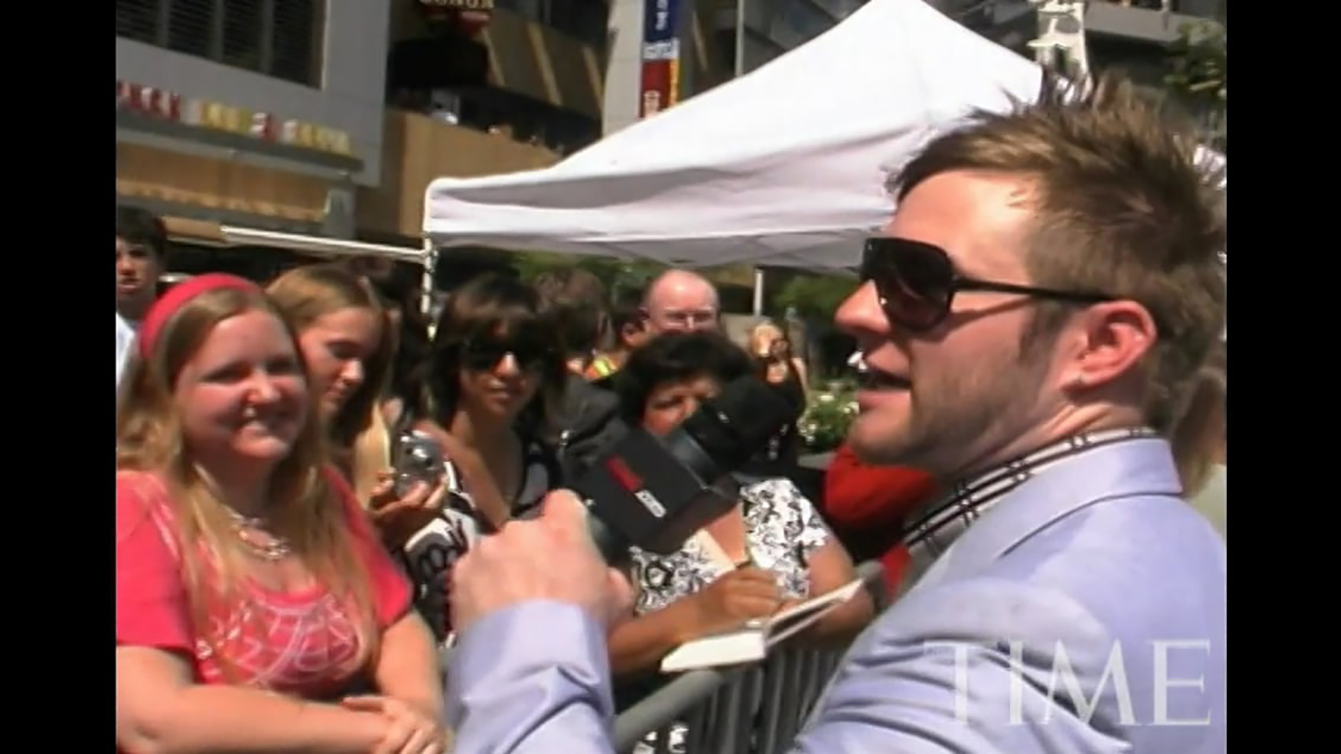 At the "American Idol" Season 8 Finale With Blake Lewis