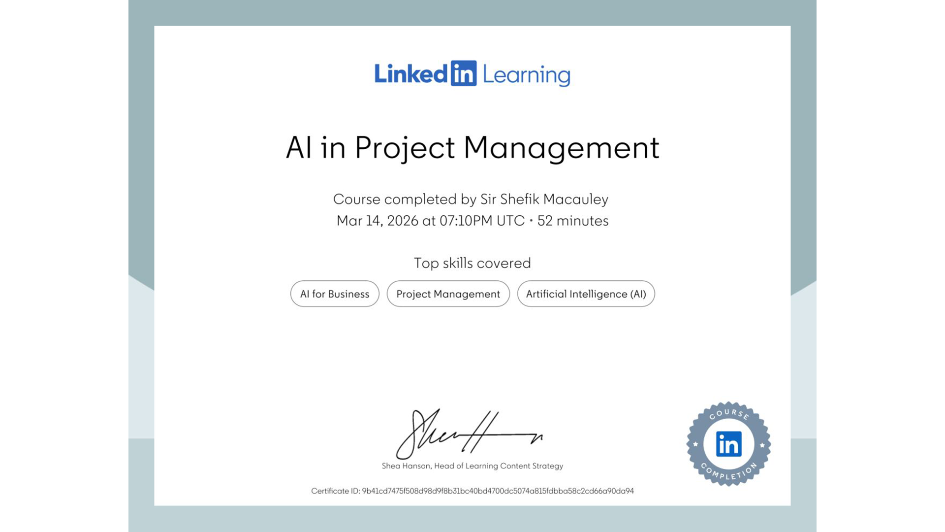 AI in Project Management