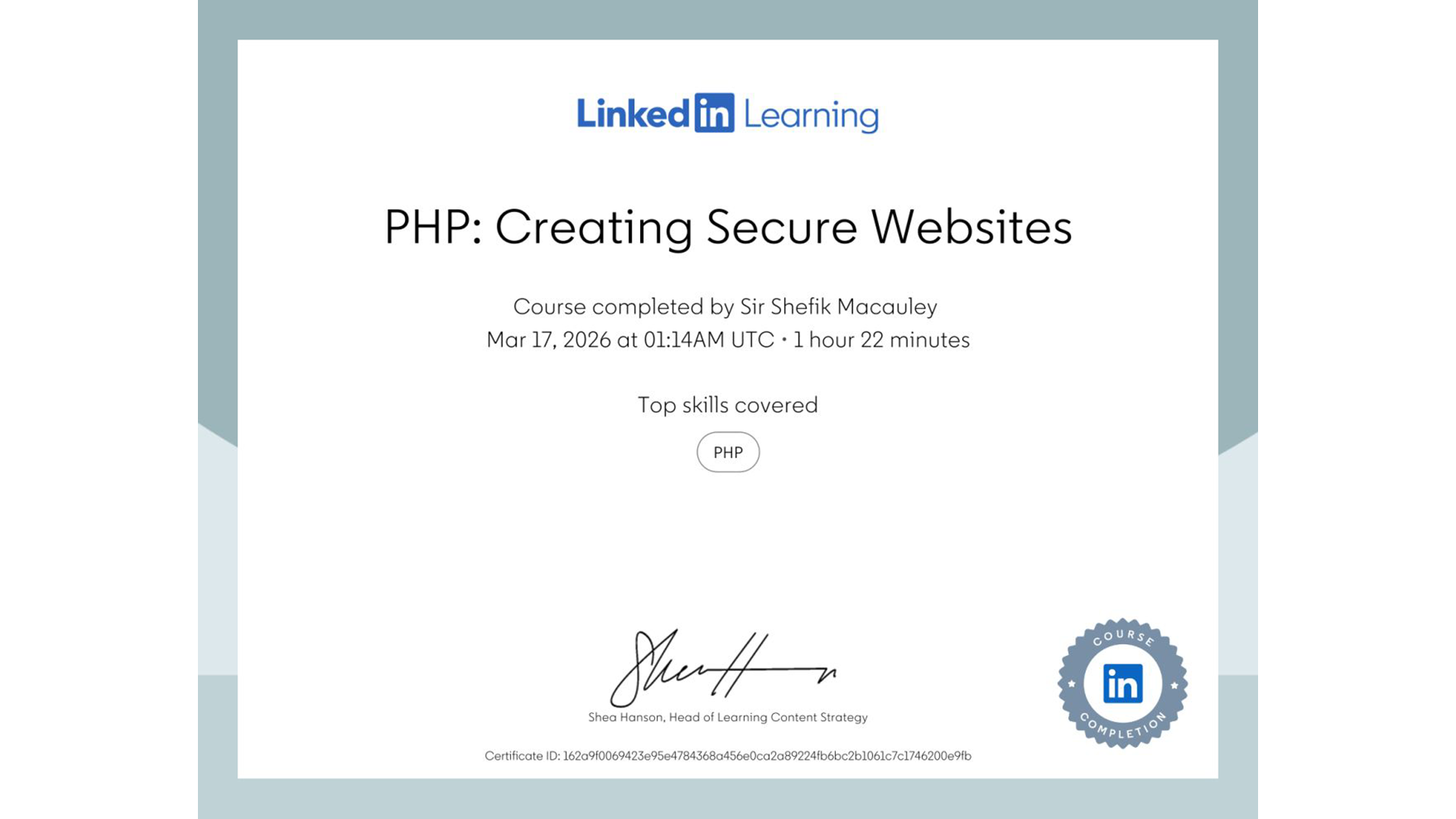 PHP: Creating Secure Websites