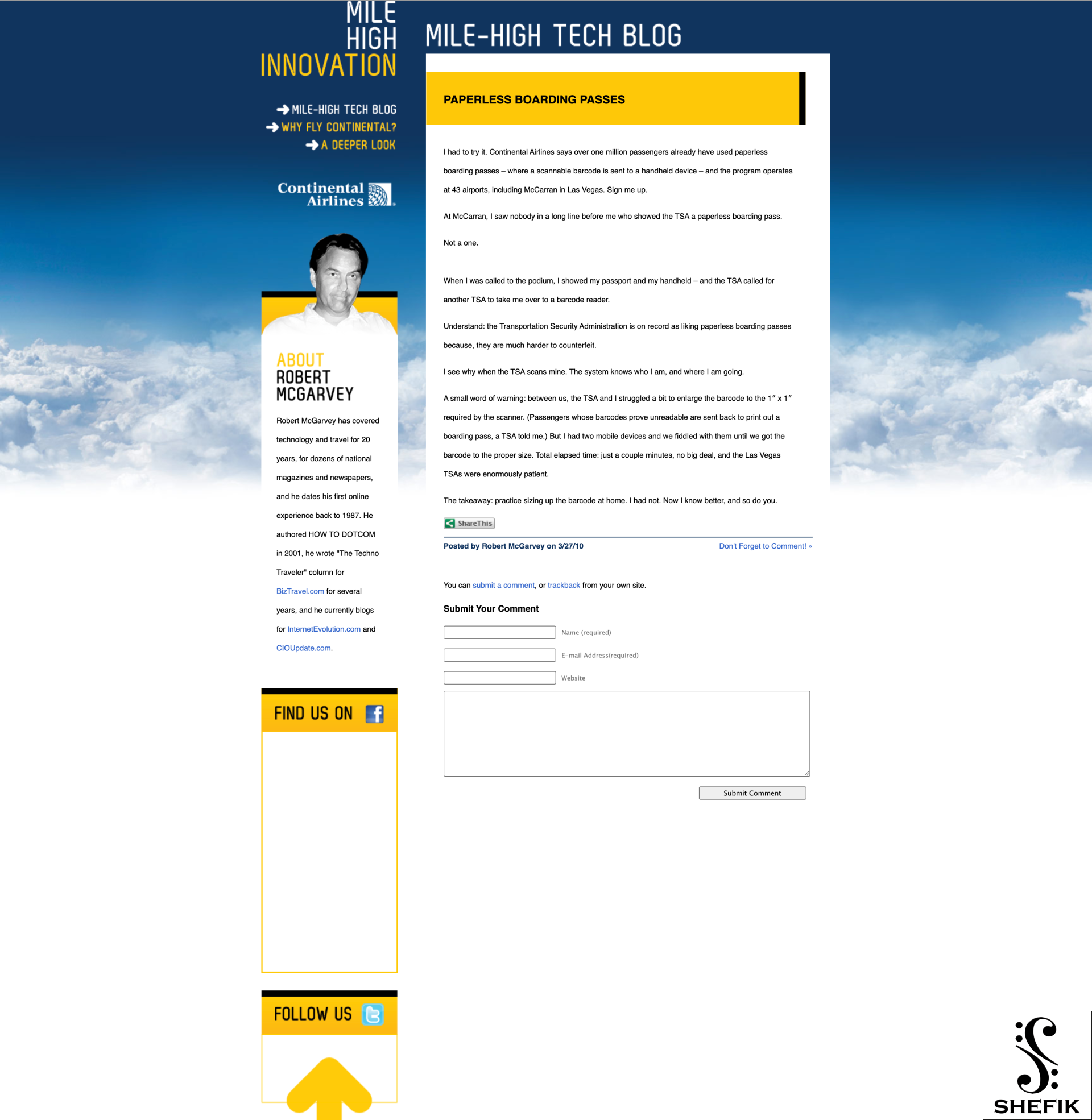 Mile-High Innovation Tech for Travelers (Post)