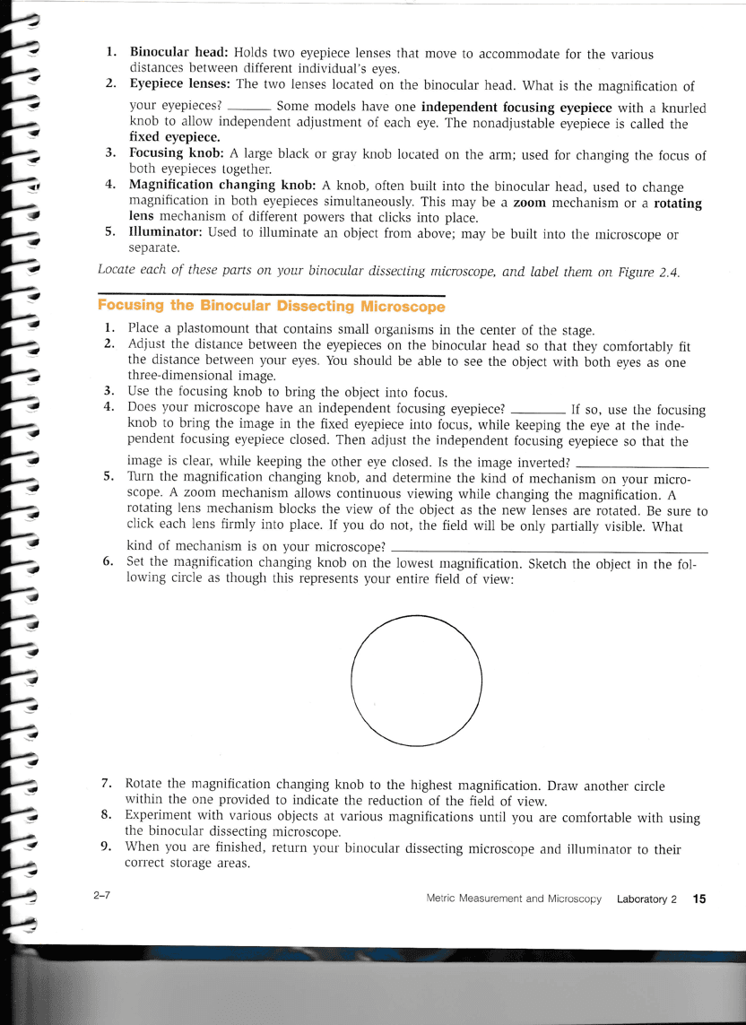 Lab 2 Metric Measurement And Microscopy College Biology Kathy Egbert Library Formative Lab 2 Metric Measurement And Microscopy College Biology Kathy Egbert Library Formative