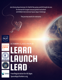 NASA Space Apps Yonkers - Announcement 2 - Flyer Portrait (8.5x11)