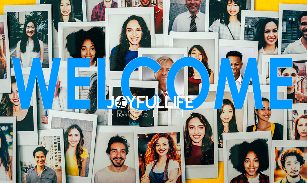 Snapshot of happy people of all ages, races, and genders.