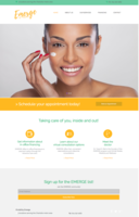 Emerge website homepage