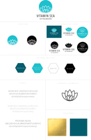 Vitamin sea branding style board template
