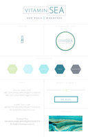 Vitaminsea branding style board