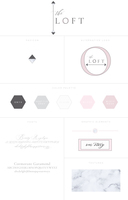 The loft branding style board