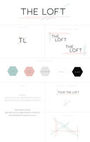 The loft branding style board