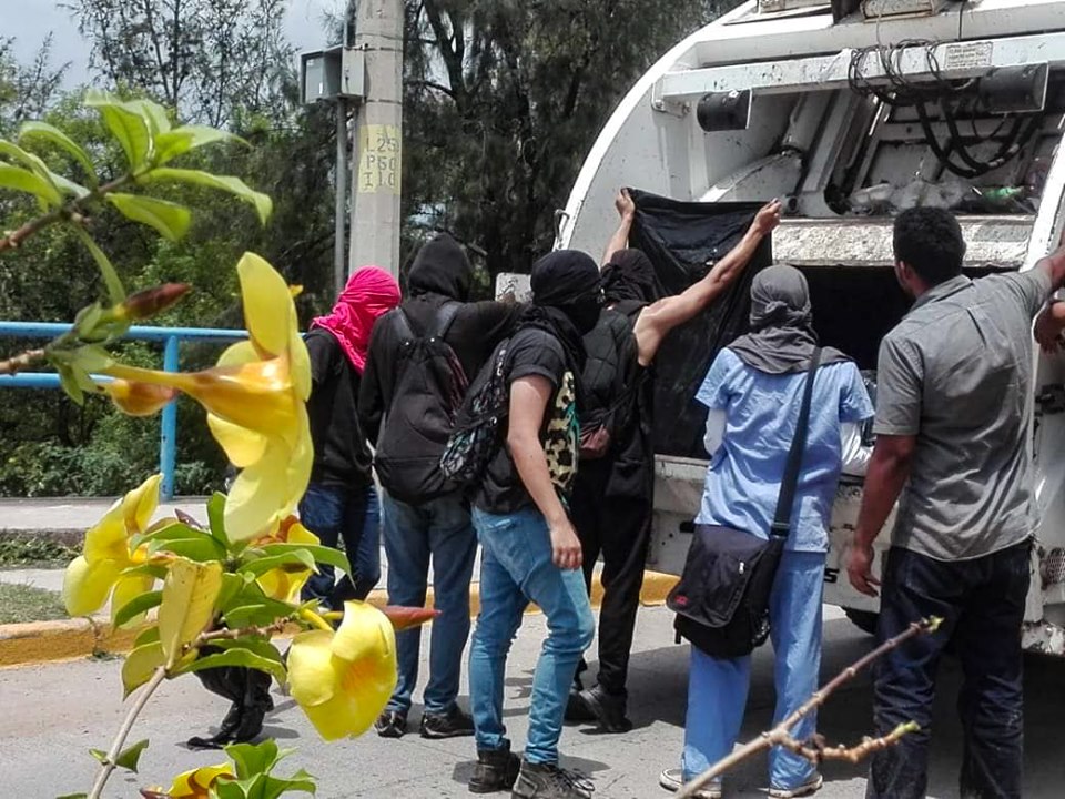 Operativo limpieza UNAH