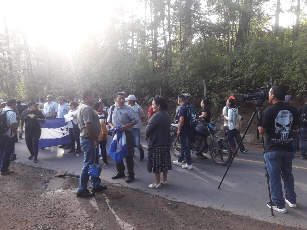 Protestas en La Tigra