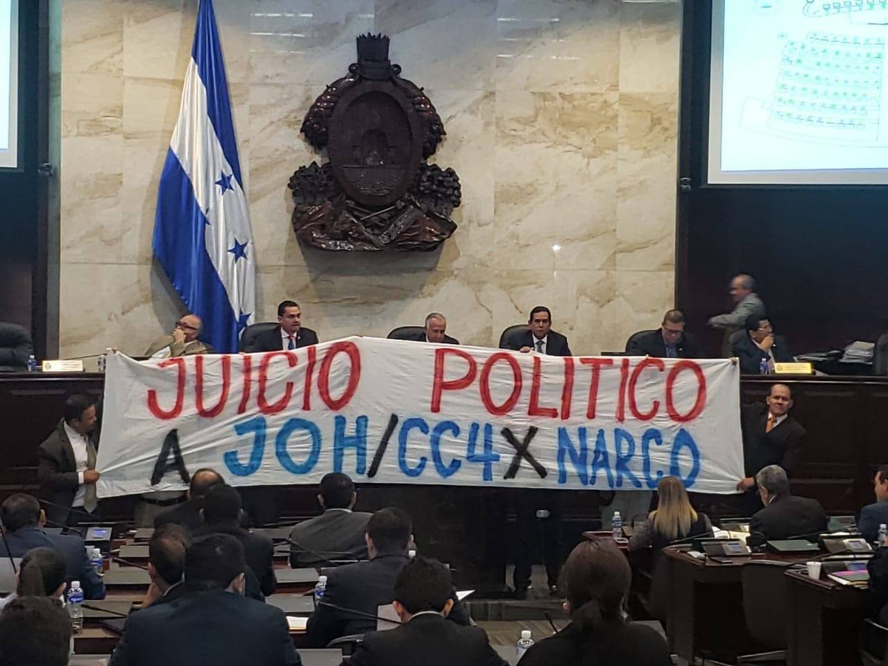 Juicio Político contra presidente Hernández