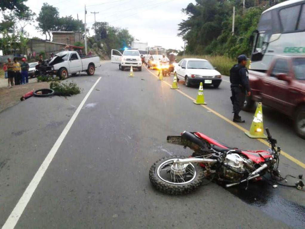 Accidente motocicleta