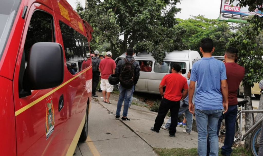 aparatoso accidente