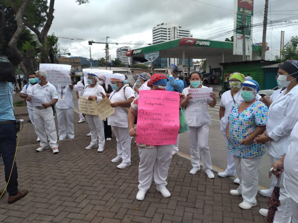 Protestas en la capital.