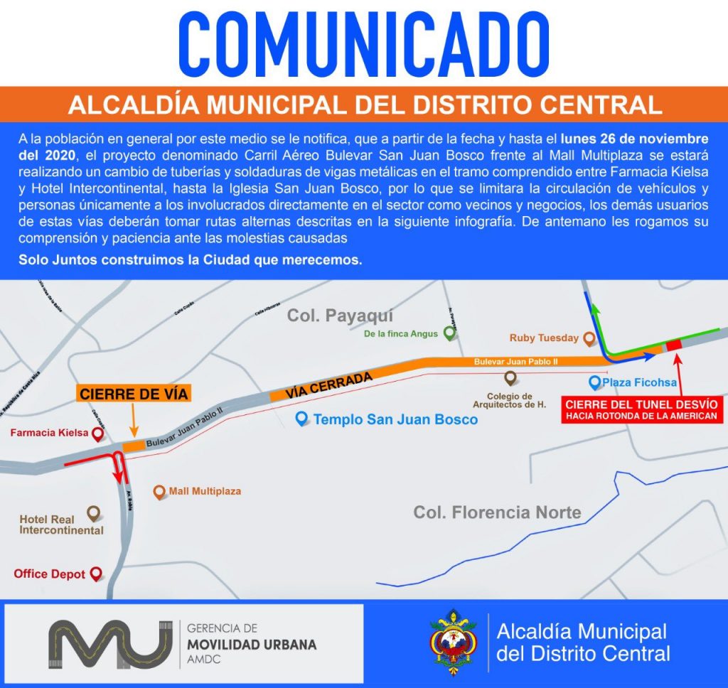 Comunicado de la AMDC