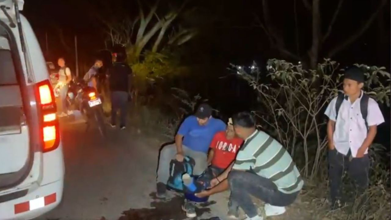 Motociclista hondureño terminó fracturado por esquivar un perro en la ...