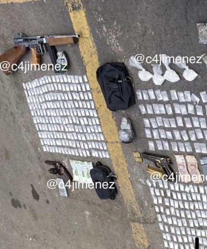 El Bandido fue capturado con armas de grueso calibre