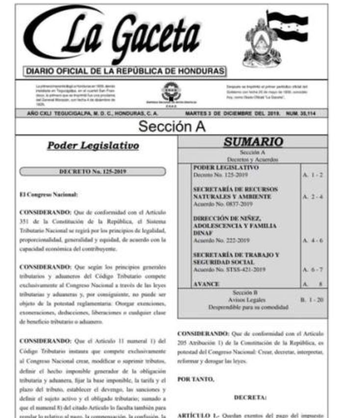 Factura eléctrica Honduras