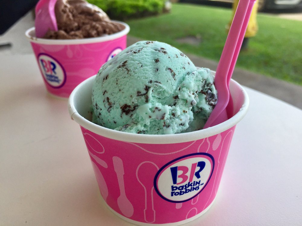 menta y chocolate baskin robbins