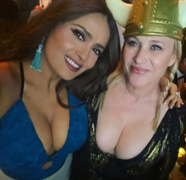 Salma Hayek dejó boquiabierto a más de uno en los Golden Globes.