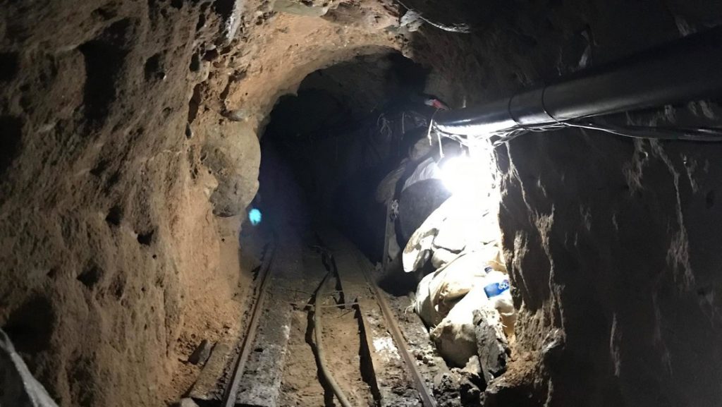 Así es el túnel. Foto: Administración para el Control de Drogas de EEUU.