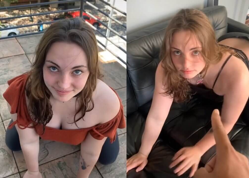 Con videos inusuales en TikTok gana enormes cifras de dinero ¡Mira lo que hace! Jenna, de 21 años, dejó su profesión en una óptica, porque se dio cuenta de las grandes cifras de dinero que podía obtener por pretender ser un perro.