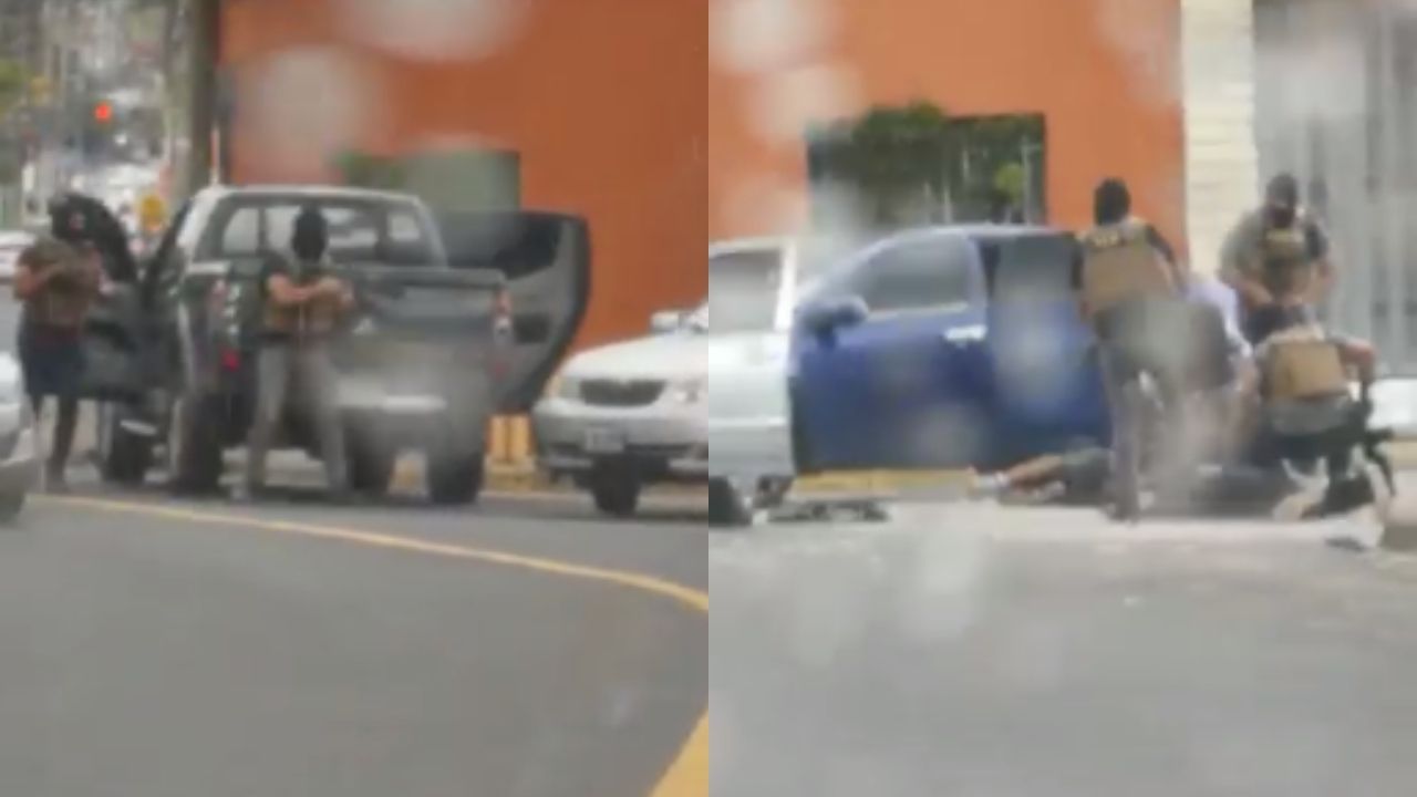 El hecho se registró en la colonia Modelo en la capital hondureña. ¡Mira el vídeo completo en el que se escuchan balazos!