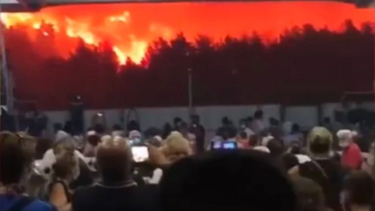 Incendio en Grecia