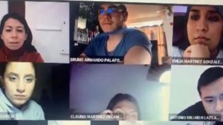 estudiante clases virtuales virales