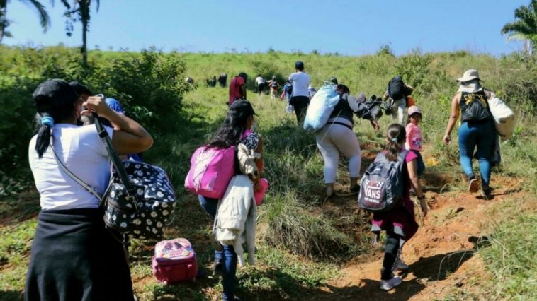 Migrantes hondureños