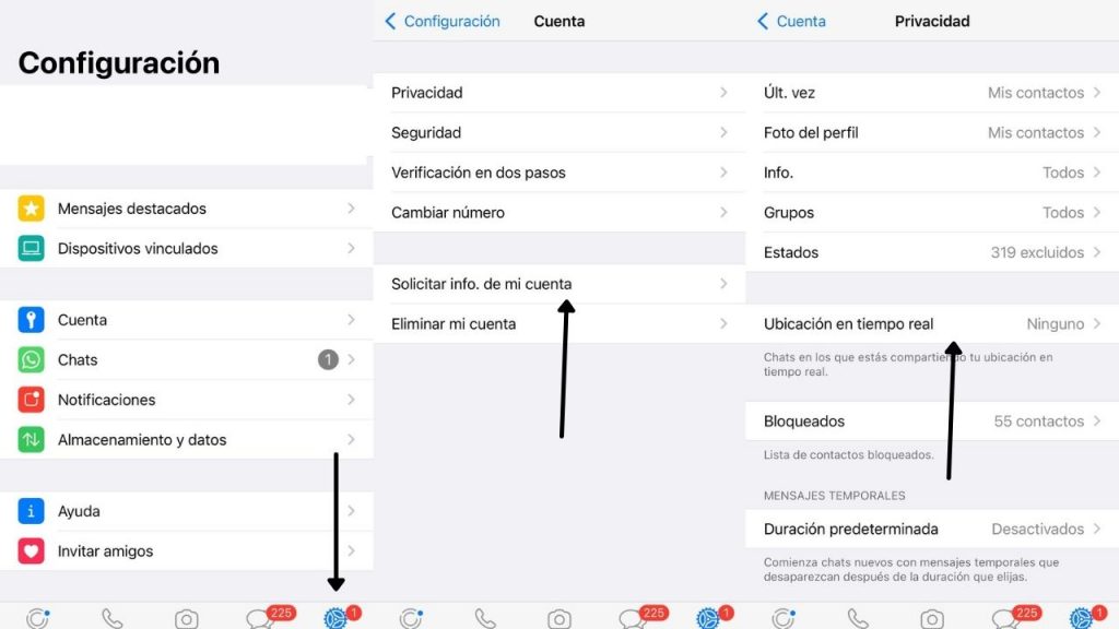 pasos WhatsApp ubicación